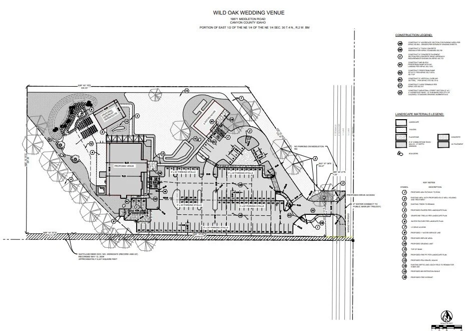 Wild Oak wedding venue site plan (opens PDF)